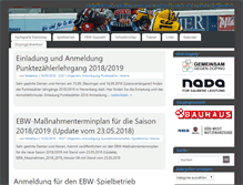 Tablet Screenshot of eishockey-ebw.de